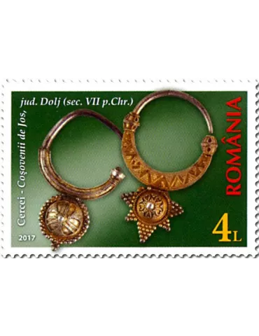 n° 6152/6155 - Timbre ROUMANIE Poste