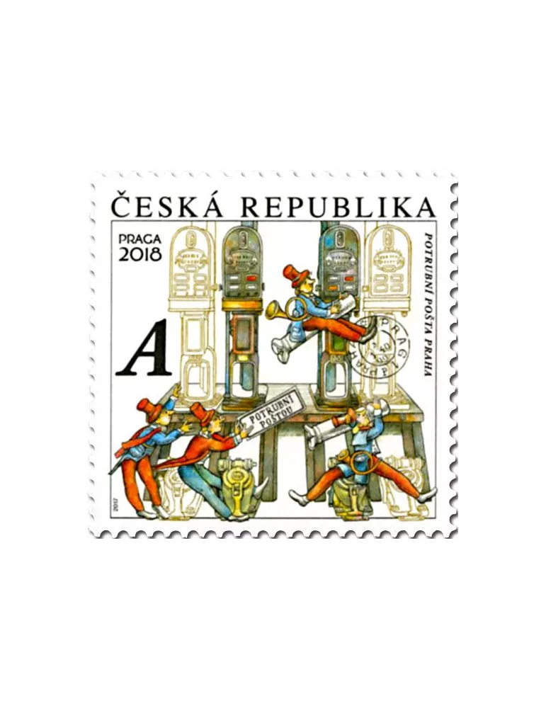 n° 843 - Timbre TCHEQUE (République) Poste