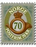 n° 1809a - Timbre NORVEGE Poste