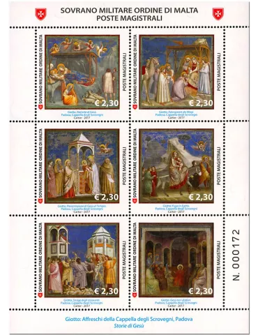 n° 1367/1372 - Timbre ORDRE de MALTE Poste