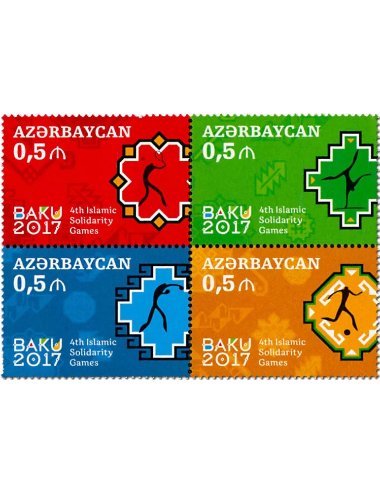 n° 955/958 - Timbre AZERBAIDJAN Poste