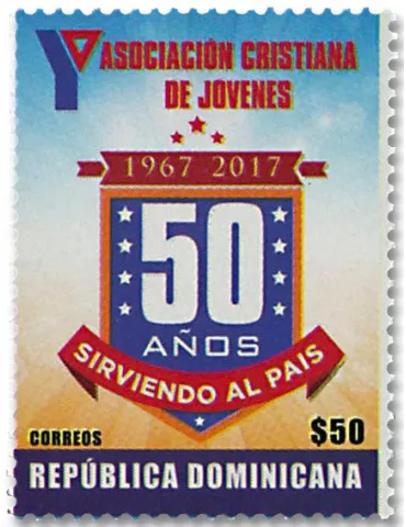 n° 1945 - Timbre DOMINICAINE Poste