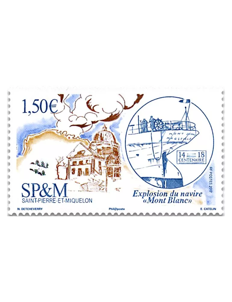 n° 1192 - Timbre Saint-Pierre et Miquelon Poste