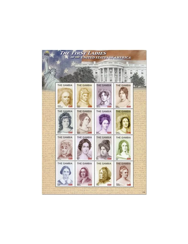 n° 5728/5743 - Timbre GAMBIE Poste
