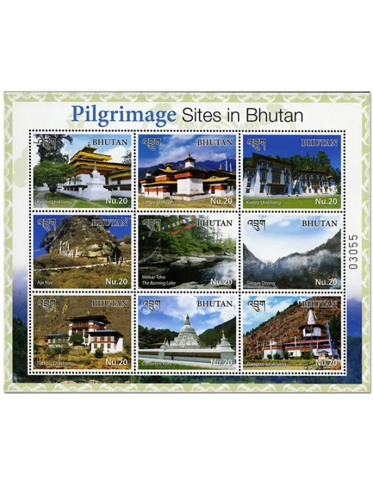 n° 2188/2196 - Timbre BHOUTAN Poste