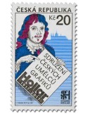 n° 848 - Timbre TCHEQUE (République) Poste