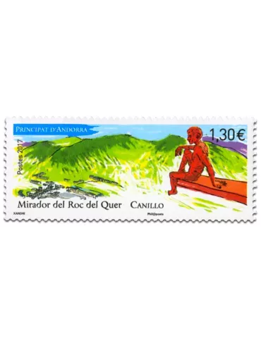 n° 802 - Timbre Andorre Poste