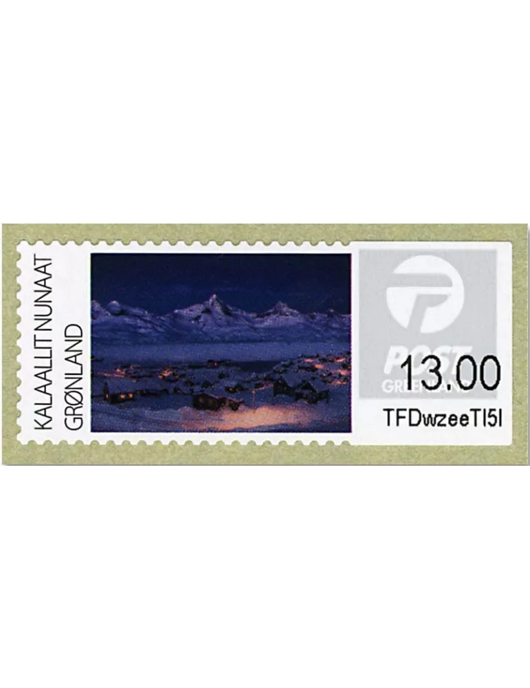 n°17/20 - Timbre GROENLAND Timbres de distributeurs