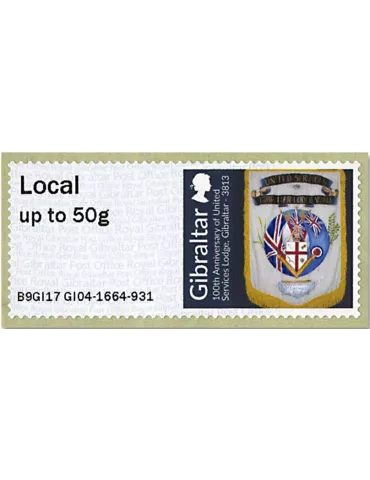 n°71/76 - Timbre GIBRALTAR Timbres de distributeurs