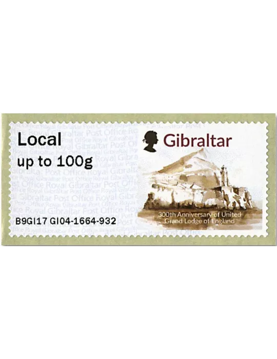n°71/76 - Timbre GIBRALTAR Timbres de distributeurs