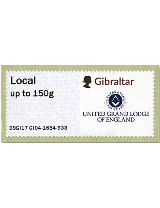 n°71/76 - Timbre GIBRALTAR Timbres de distributeurs