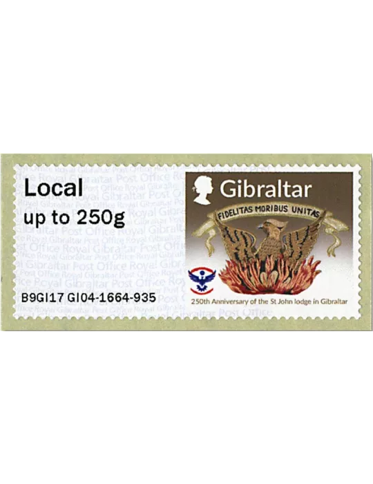 n°71/76 - Timbre GIBRALTAR Timbres de distributeurs