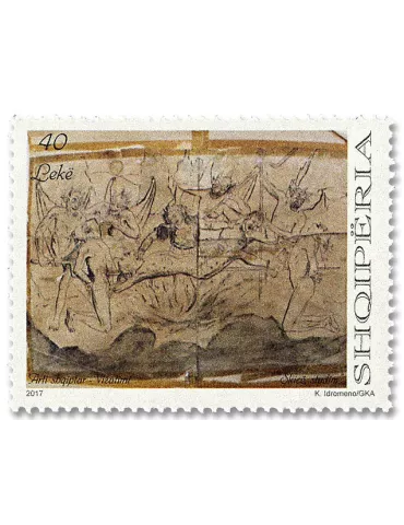 n° 3229/3236 - Timbre ALBANIE Poste 2