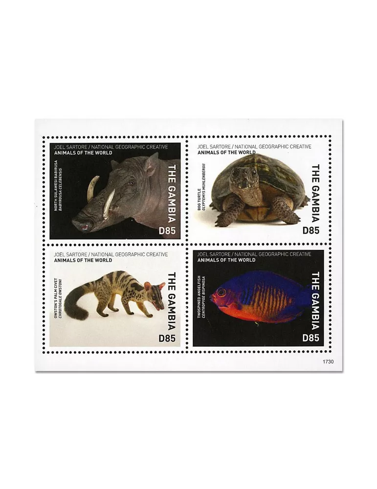 n° 5720/5723 - Timbre GAMBIE Poste
