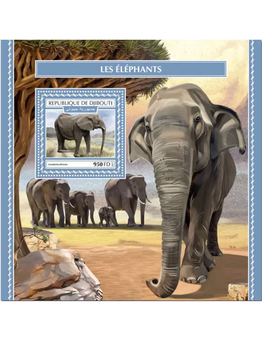 n° 252 - Timbre DJIBOUTI Blocs et feuillets