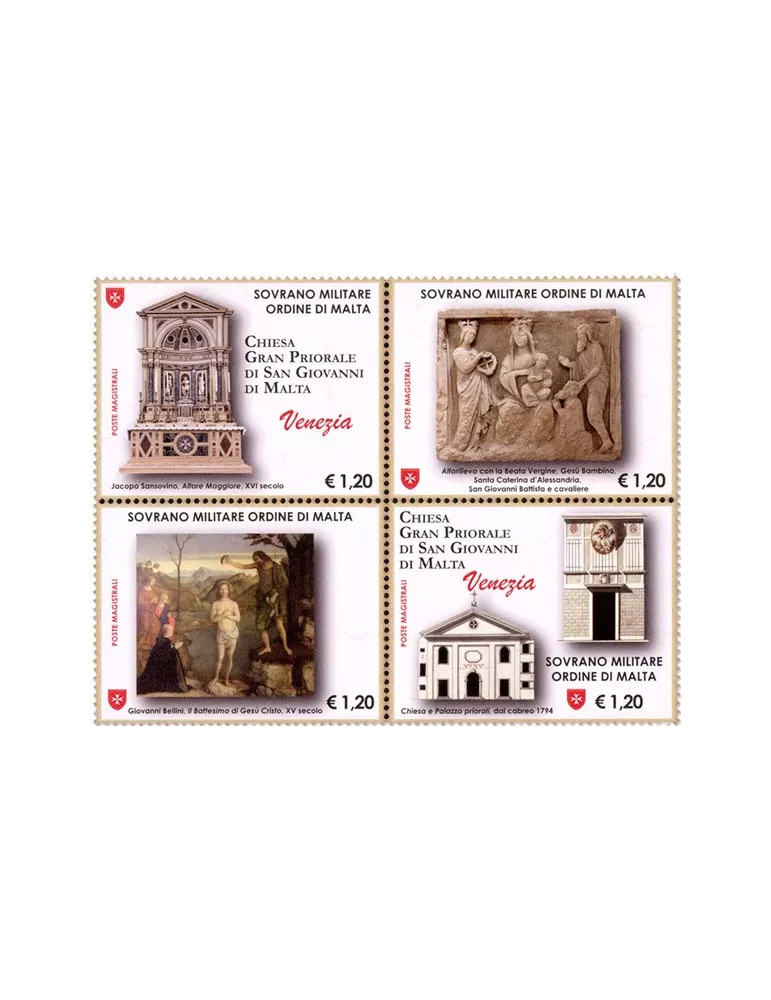 n° 1654/1657 - Timbre ORDRE de MALTE Poste