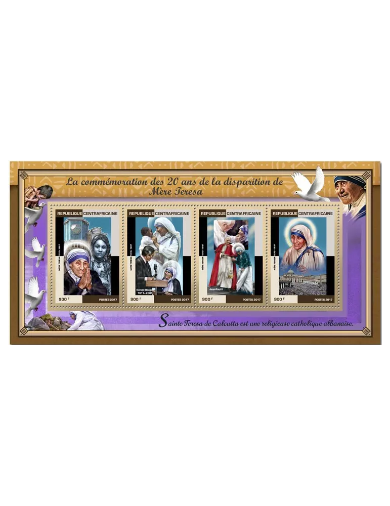 n° 5045/5048 - Timbre CENTRAFRIQUE Poste