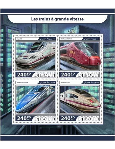 n° 1456/1459 - Timbre DJIBOUTI Poste