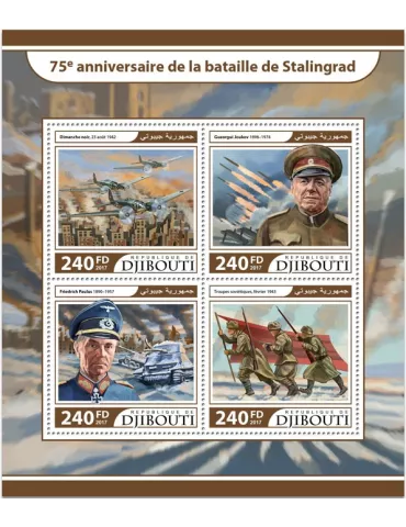 n° 1540/1543 - Timbre DJIBOUTI Poste