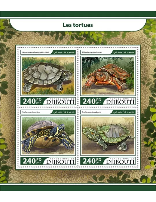 n° 1568/1571 - Timbre DJIBOUTI Poste