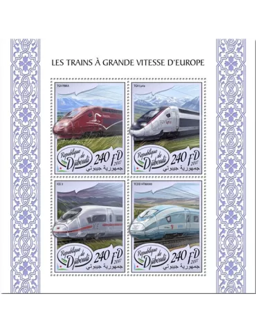 n° 1636/1639 - Timbre DJIBOUTI Poste