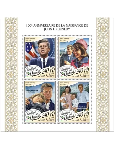 n° 1652/1655 - Timbre DJIBOUTI Poste