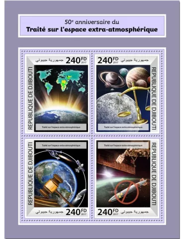 n° 1688/1691 - Timbre DJIBOUTI Poste