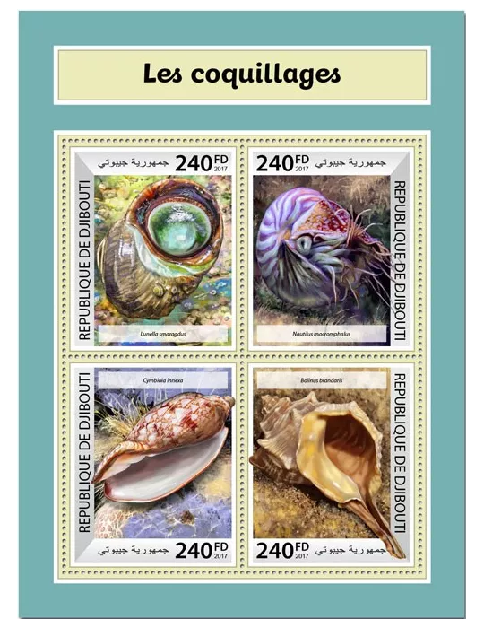 n° 1736/1739 - Timbre DJIBOUTI Poste