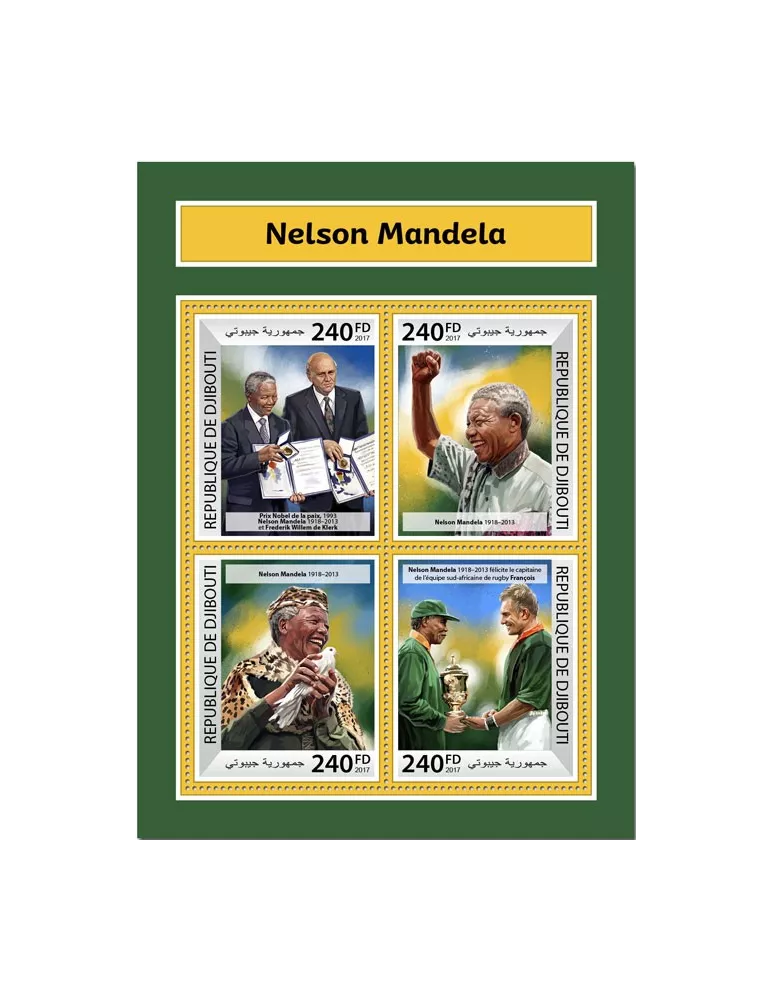 n° 1740/1743 - Timbre DJIBOUTI Poste