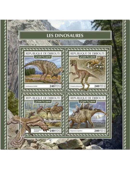 n° 1800/1803 - Timbre DJIBOUTI Poste