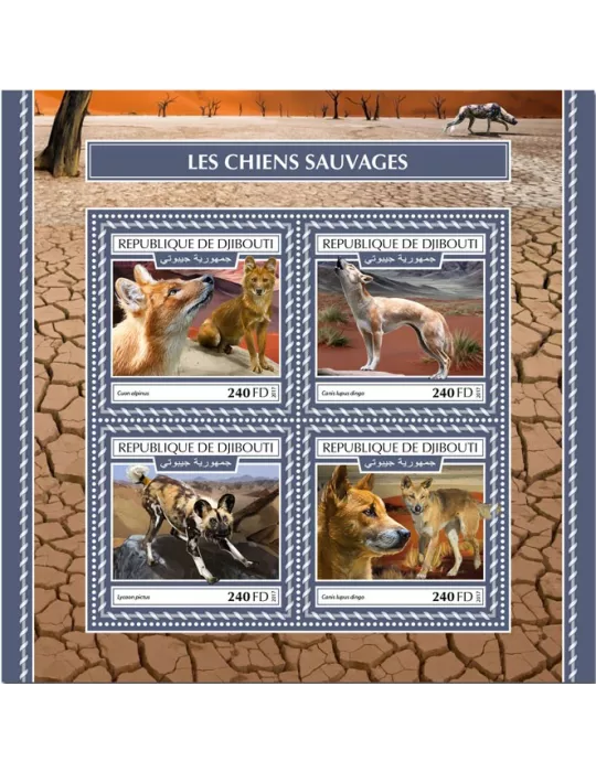 n° 1816/1819 - Timbre DJIBOUTI Poste