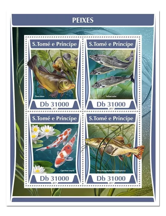n° 5797/5800 - Timbre SAINT-THOMAS ET PRINCE Poste