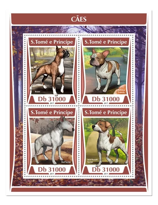 n° 5817/5820 - Timbre SAINT-THOMAS ET PRINCE Poste
