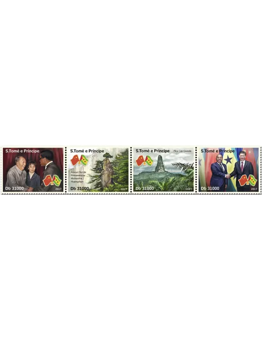 n° 5825/5828 - Timbre SAINT-THOMAS ET PRINCE Poste