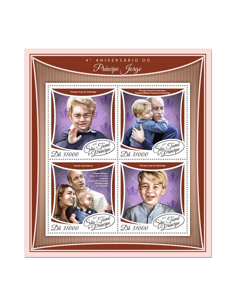 n° 5913/5916 - Timbre SAINT-THOMAS ET PRINCE Poste