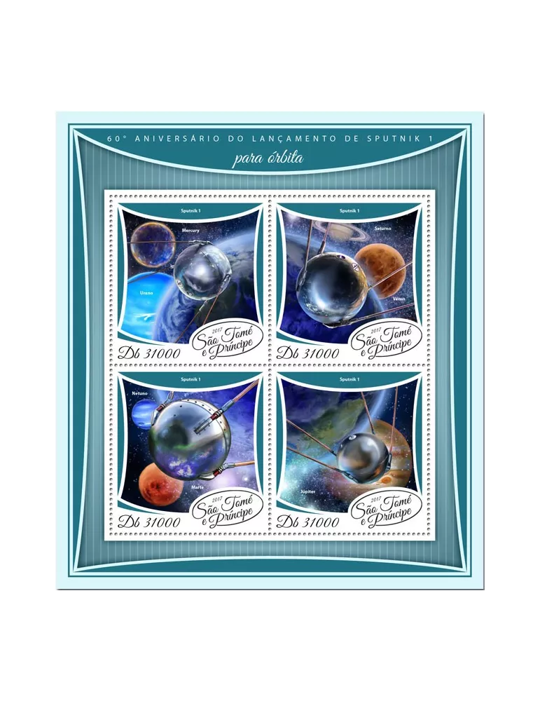 n° 5969/5972 - Timbre SAINT-THOMAS ET PRINCE Poste