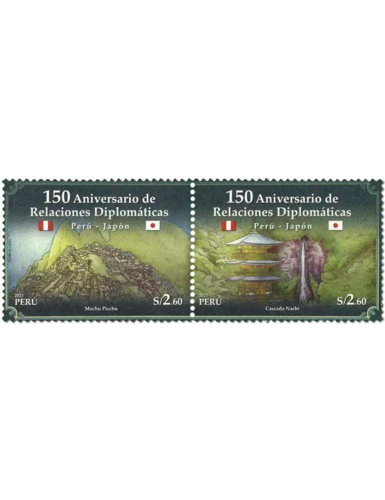 n° 2267/2268 - Timbre PEROU Poste