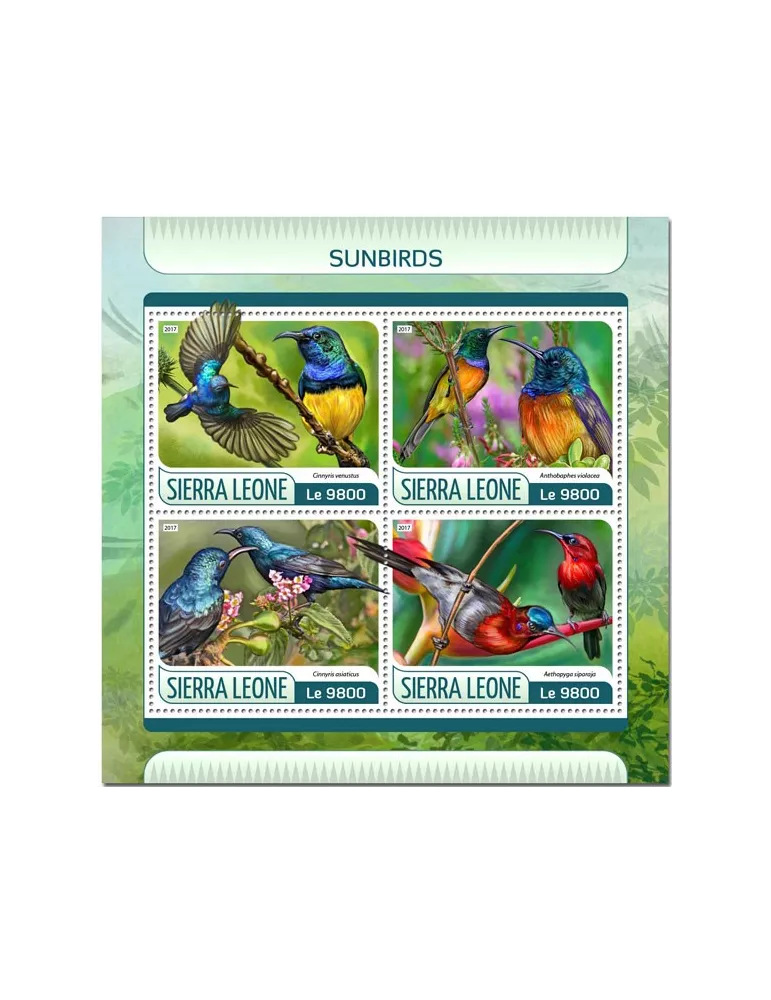 n° 7077/7080 - Timbre SIERRA LEONE Poste