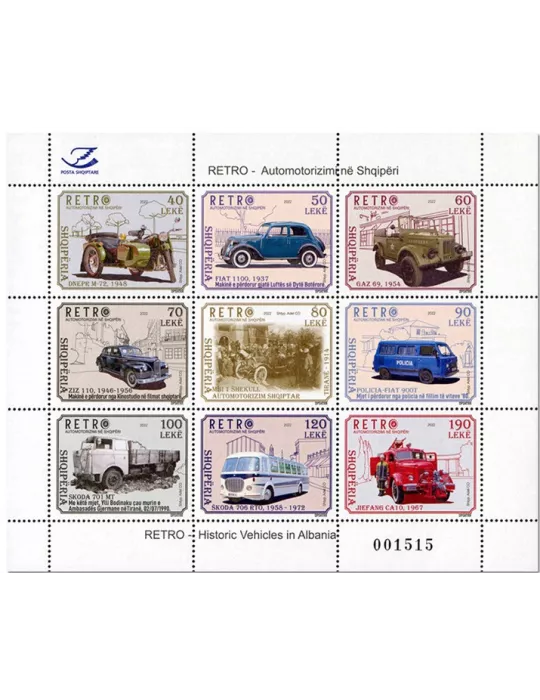 n° 3328/3336 - Timbre ALBANIE Poste