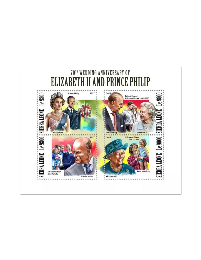 n° 7485/7488 - Timbre SIERRA LEONE Poste