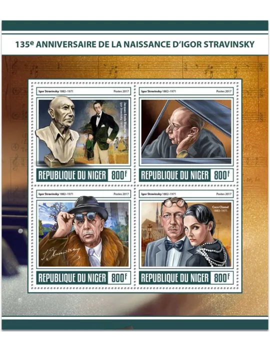 n° 4167/4170 - Timbre NIGER Poste