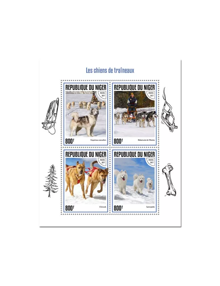 n° 4215/4218 - Timbre NIGER Poste