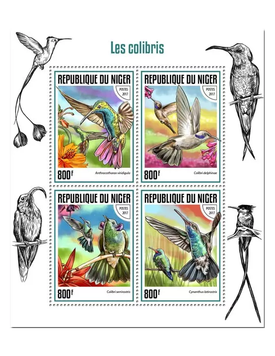 n° 4267/4270 - Timbre NIGER Poste