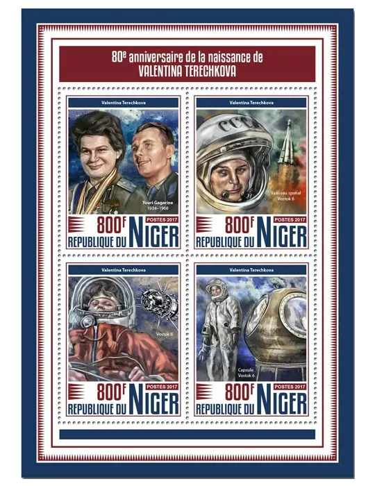 n° 4359/4362 - Timbre NIGER Poste