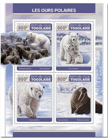n° 5650/5653 - Timbre TOGO  Poste