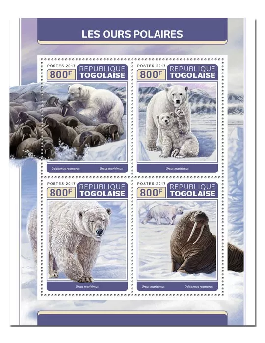 n° 5650/5653 - Timbre TOGO  Poste