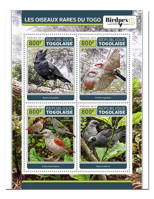 n° 5682/5685 - Timbre TOGO  Poste