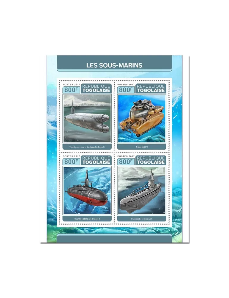 n° 5702/5705 - Timbre TOGO  Poste