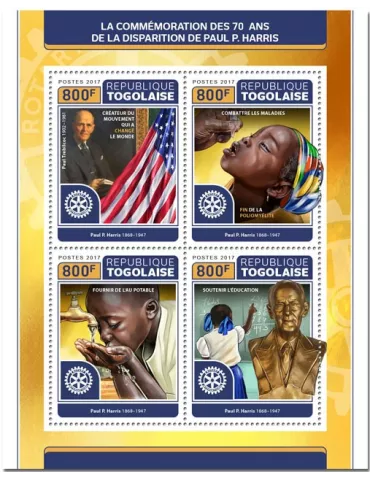 n° 5722/5725 - Timbre TOGO  Poste