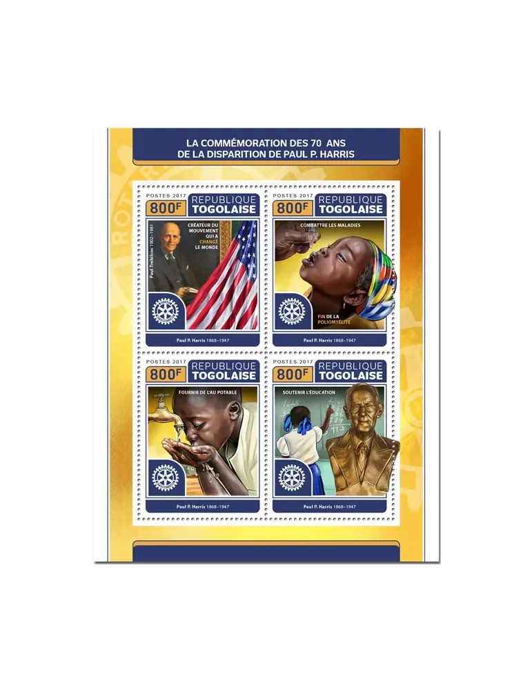n° 5722/5725 - Timbre TOGO  Poste